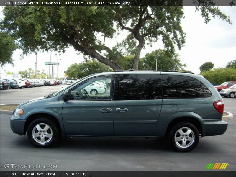 Magnesium Pearl / Medium Slate Gray 2005 Dodge Grand Caravan SXT