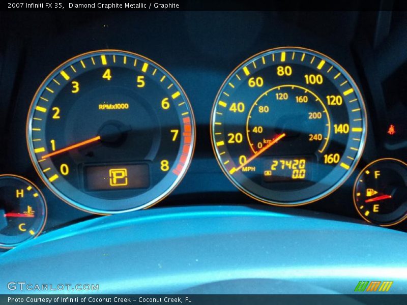 Diamond Graphite Metallic / Graphite 2007 Infiniti FX 35