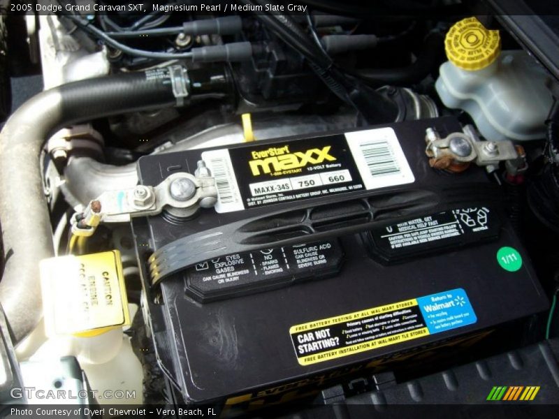 Magnesium Pearl / Medium Slate Gray 2005 Dodge Grand Caravan SXT