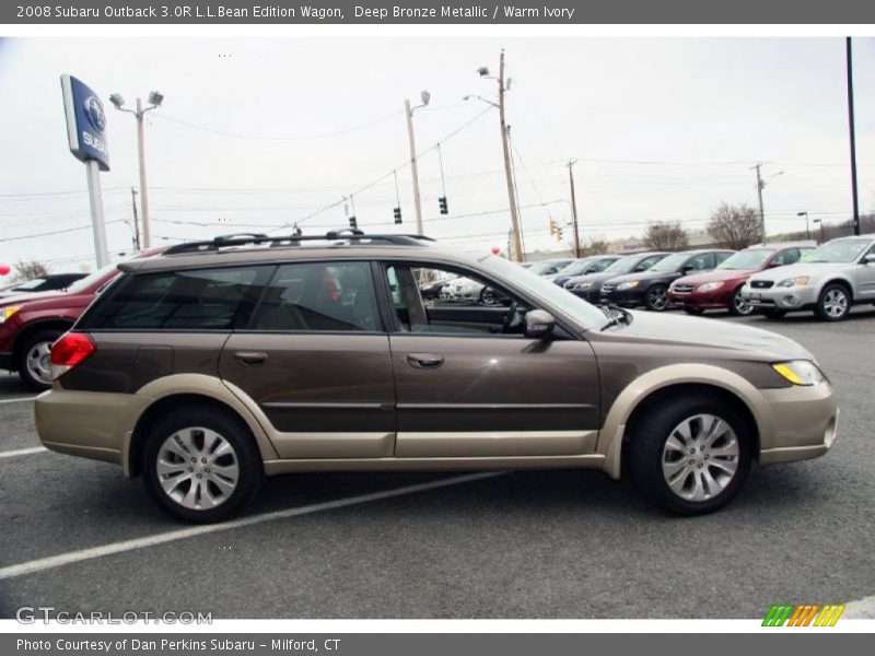 Deep Bronze Metallic / Warm Ivory 2008 Subaru Outback 3.0R L.L.Bean Edition Wagon