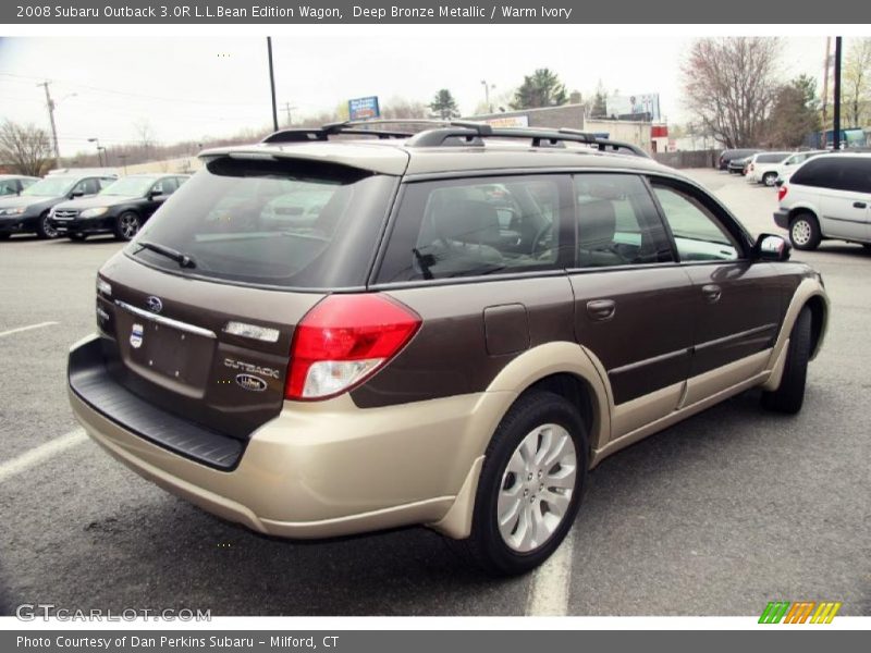 Deep Bronze Metallic / Warm Ivory 2008 Subaru Outback 3.0R L.L.Bean Edition Wagon