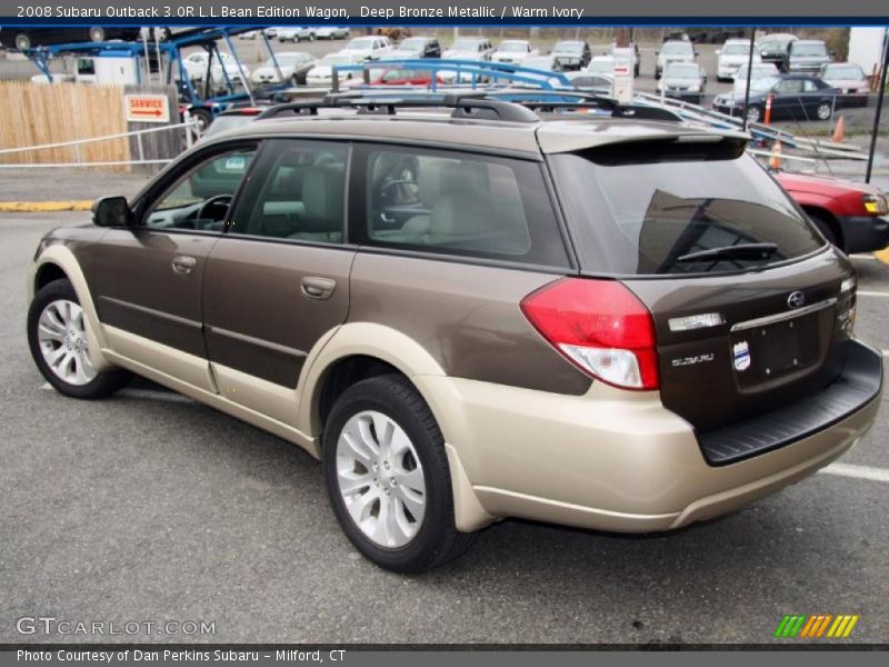 Deep Bronze Metallic / Warm Ivory 2008 Subaru Outback 3.0R L.L.Bean Edition Wagon