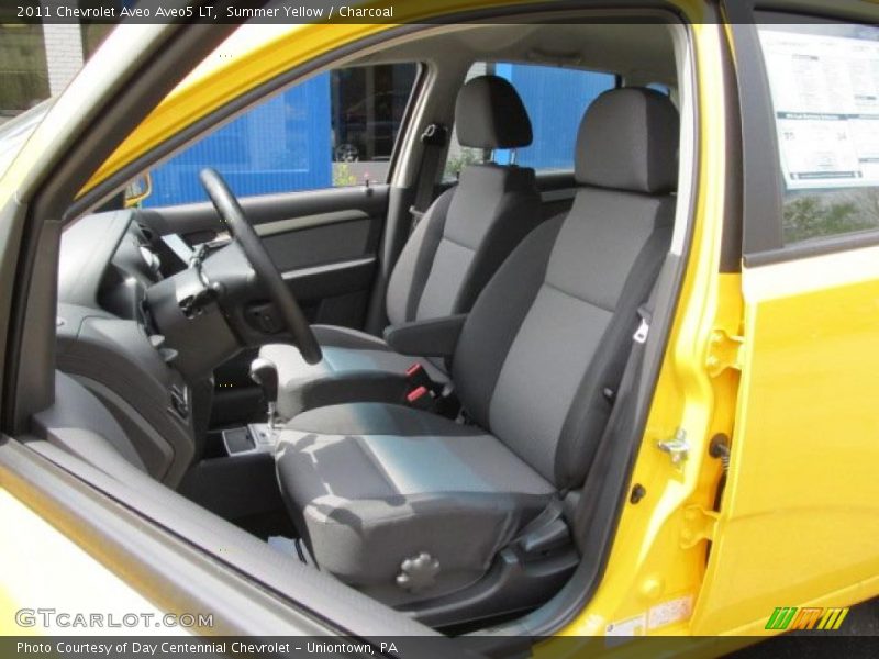 Summer Yellow / Charcoal 2011 Chevrolet Aveo Aveo5 LT