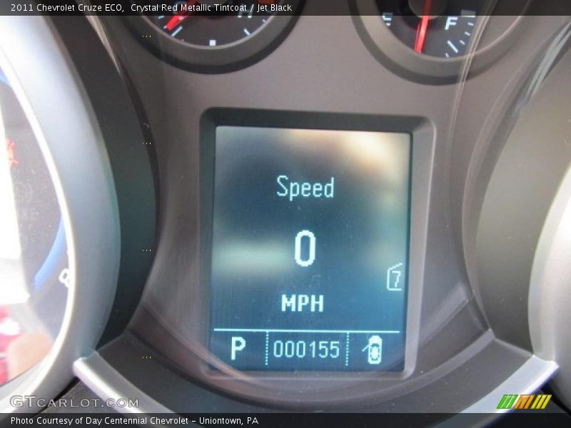 Crystal Red Metallic Tintcoat / Jet Black 2011 Chevrolet Cruze ECO