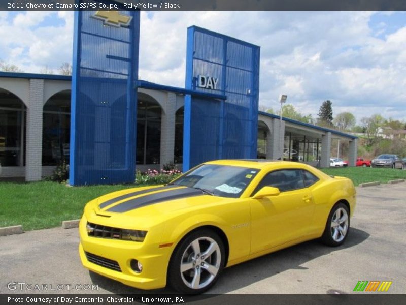 Rally Yellow / Black 2011 Chevrolet Camaro SS/RS Coupe