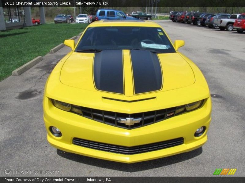 Rally Yellow / Black 2011 Chevrolet Camaro SS/RS Coupe