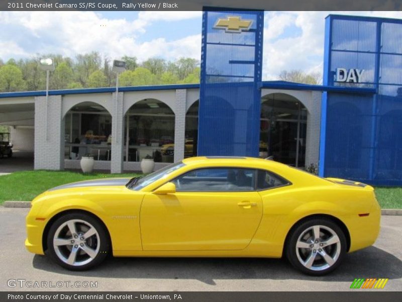 Rally Yellow / Black 2011 Chevrolet Camaro SS/RS Coupe