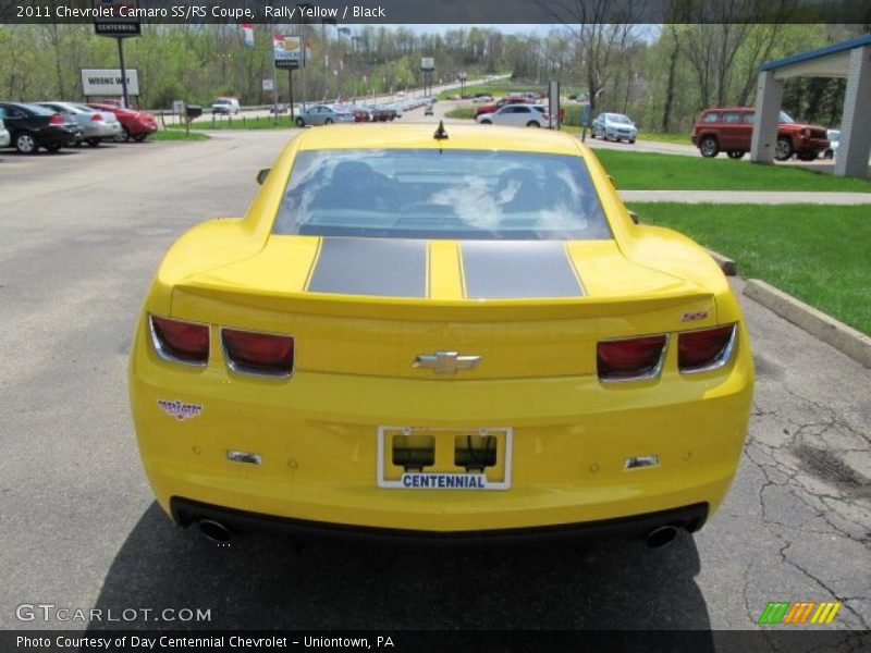 Rally Yellow / Black 2011 Chevrolet Camaro SS/RS Coupe