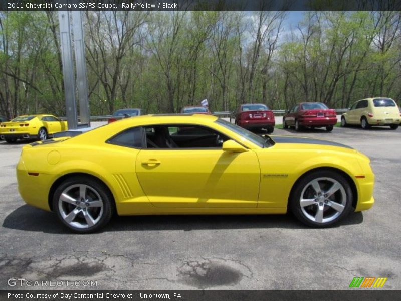 Rally Yellow / Black 2011 Chevrolet Camaro SS/RS Coupe