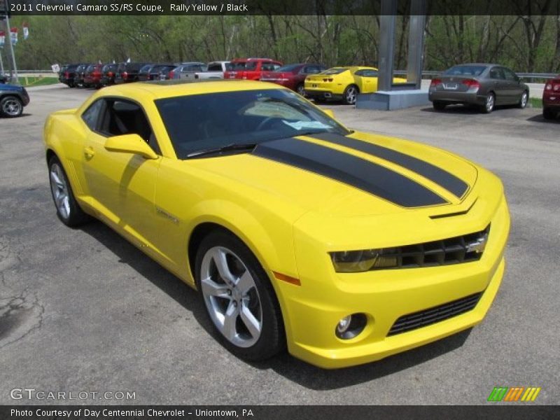 Rally Yellow / Black 2011 Chevrolet Camaro SS/RS Coupe