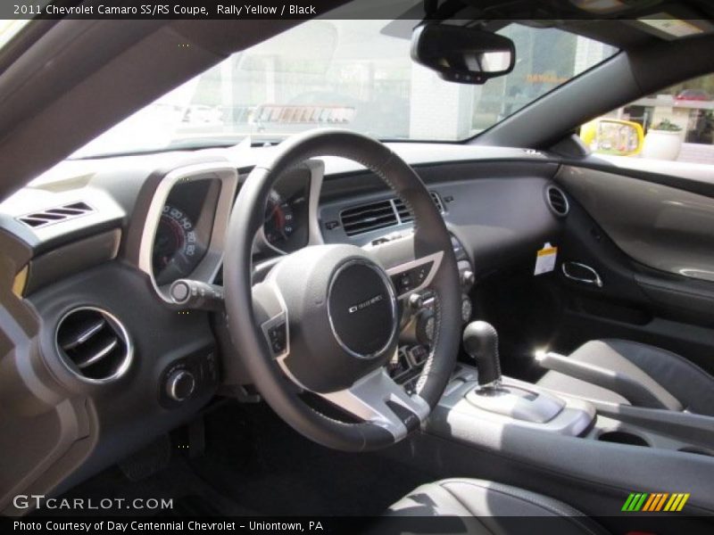 Rally Yellow / Black 2011 Chevrolet Camaro SS/RS Coupe