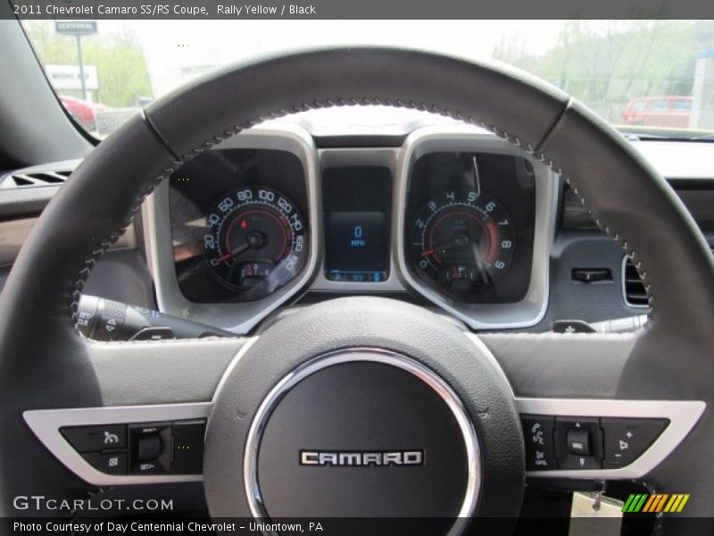 Rally Yellow / Black 2011 Chevrolet Camaro SS/RS Coupe
