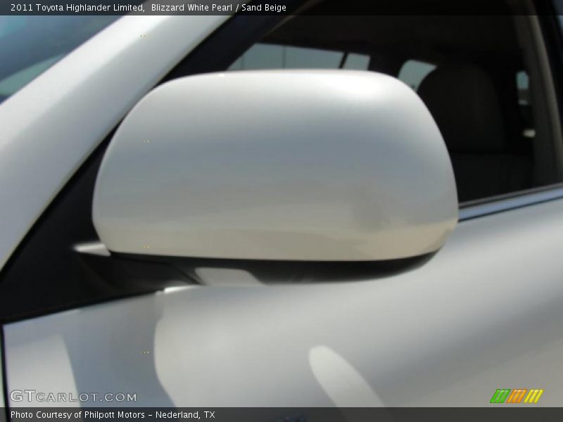 Blizzard White Pearl / Sand Beige 2011 Toyota Highlander Limited