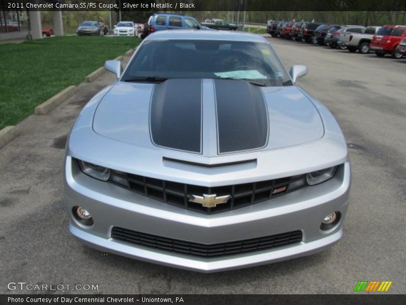 Silver Ice Metallic / Black 2011 Chevrolet Camaro SS/RS Coupe