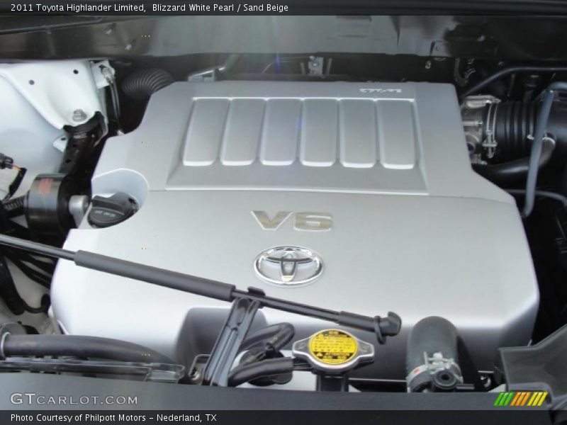Blizzard White Pearl / Sand Beige 2011 Toyota Highlander Limited