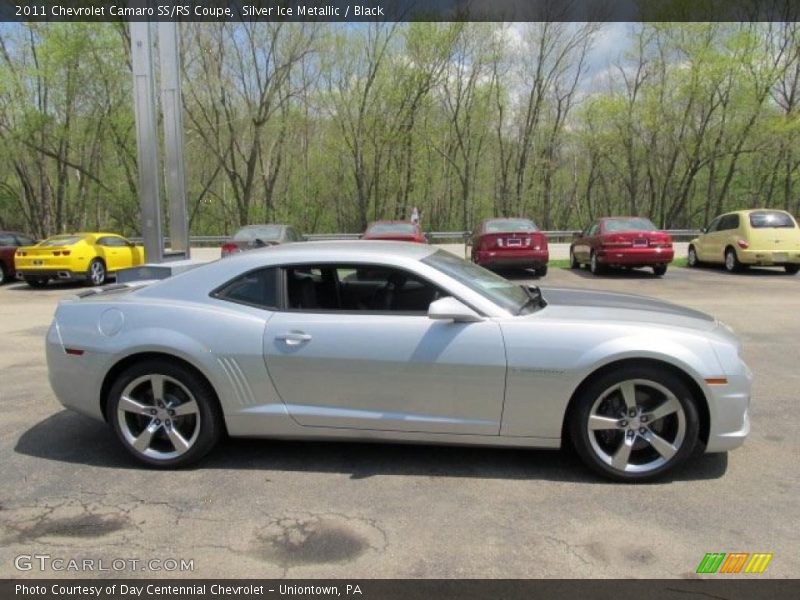 Silver Ice Metallic / Black 2011 Chevrolet Camaro SS/RS Coupe