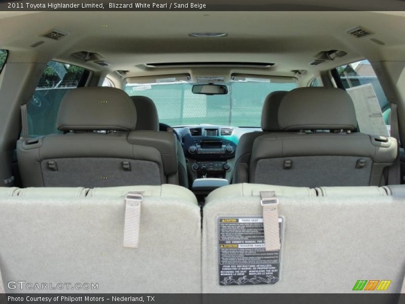 Blizzard White Pearl / Sand Beige 2011 Toyota Highlander Limited