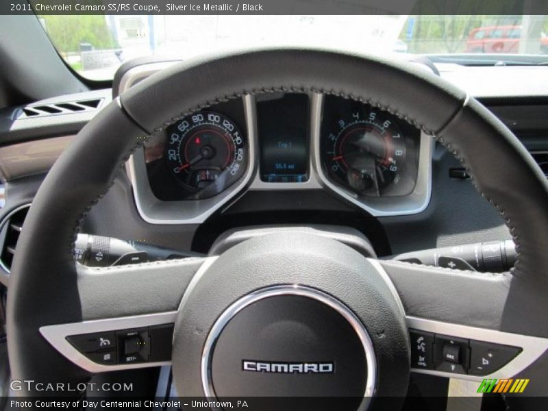 Silver Ice Metallic / Black 2011 Chevrolet Camaro SS/RS Coupe