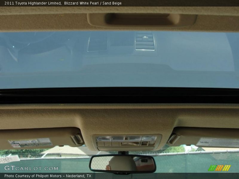 Blizzard White Pearl / Sand Beige 2011 Toyota Highlander Limited