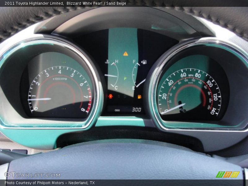 Blizzard White Pearl / Sand Beige 2011 Toyota Highlander Limited