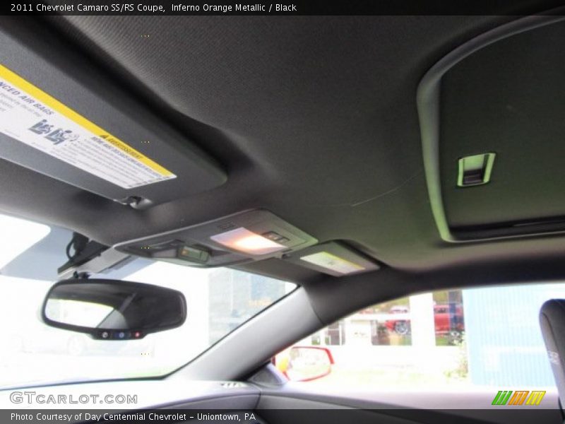 Inferno Orange Metallic / Black 2011 Chevrolet Camaro SS/RS Coupe
