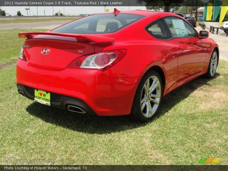 Tsukuba Red / Black Leather 2011 Hyundai Genesis Coupe 3.8 Track