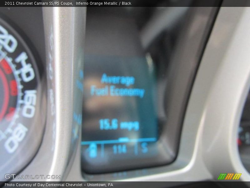 Inferno Orange Metallic / Black 2011 Chevrolet Camaro SS/RS Coupe