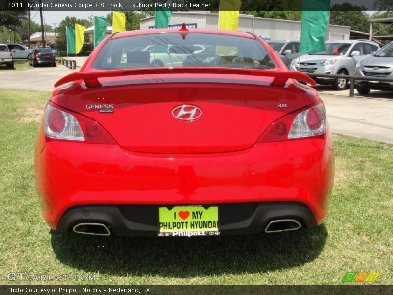 Tsukuba Red / Black Leather 2011 Hyundai Genesis Coupe 3.8 Track