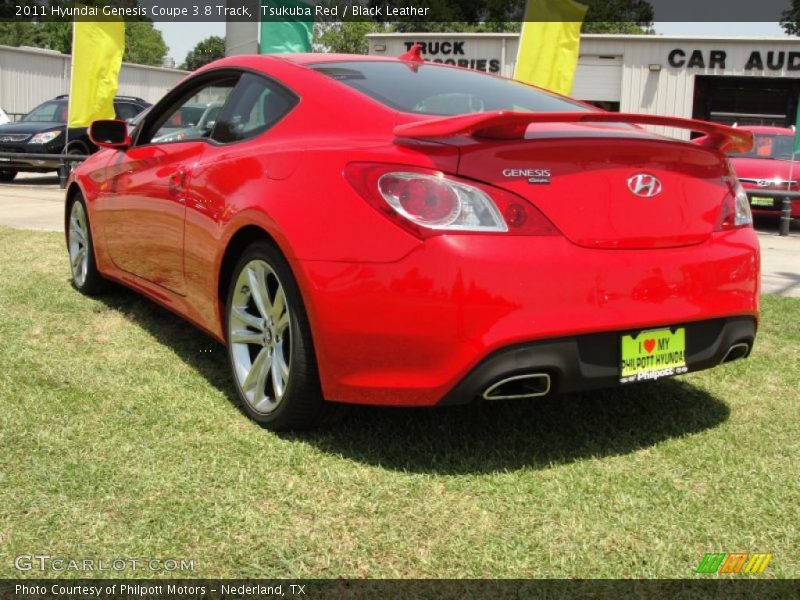 Tsukuba Red / Black Leather 2011 Hyundai Genesis Coupe 3.8 Track