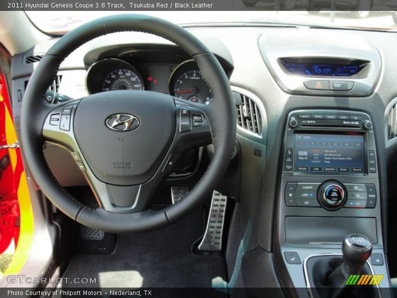 Dashboard of 2011 Genesis Coupe 3.8 Track