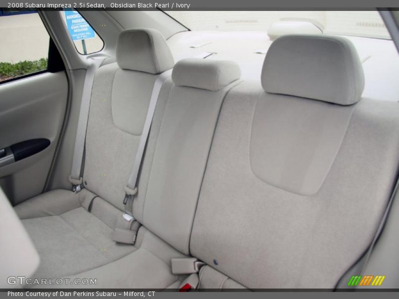 Obsidian Black Pearl / Ivory 2008 Subaru Impreza 2.5i Sedan