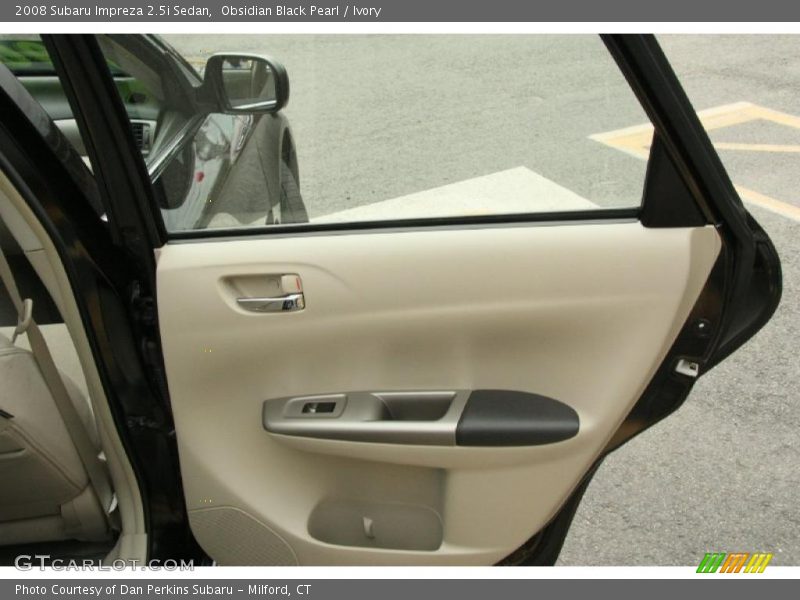 Obsidian Black Pearl / Ivory 2008 Subaru Impreza 2.5i Sedan