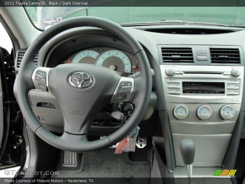 Black / Dark Charcoal 2011 Toyota Camry SE