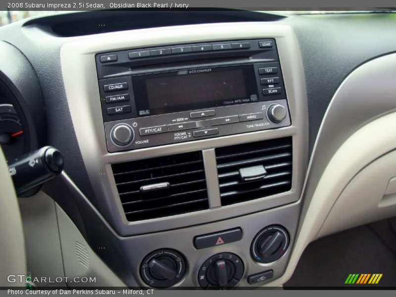 Obsidian Black Pearl / Ivory 2008 Subaru Impreza 2.5i Sedan