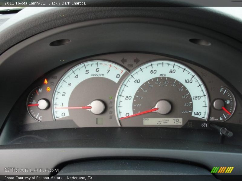 Black / Dark Charcoal 2011 Toyota Camry SE