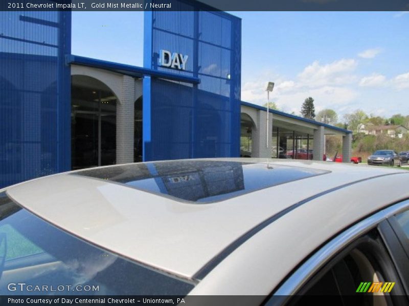 Gold Mist Metallic / Neutral 2011 Chevrolet Impala LT