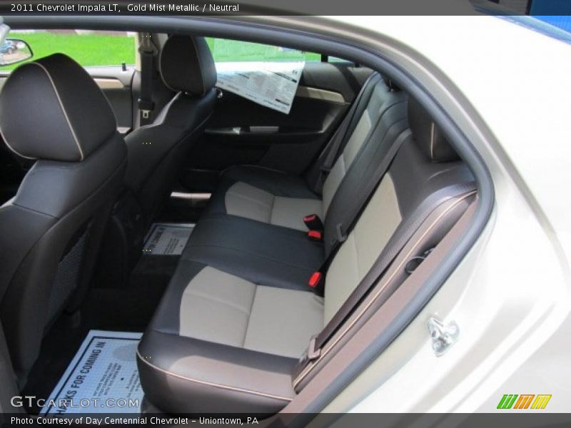 Gold Mist Metallic / Neutral 2011 Chevrolet Impala LT