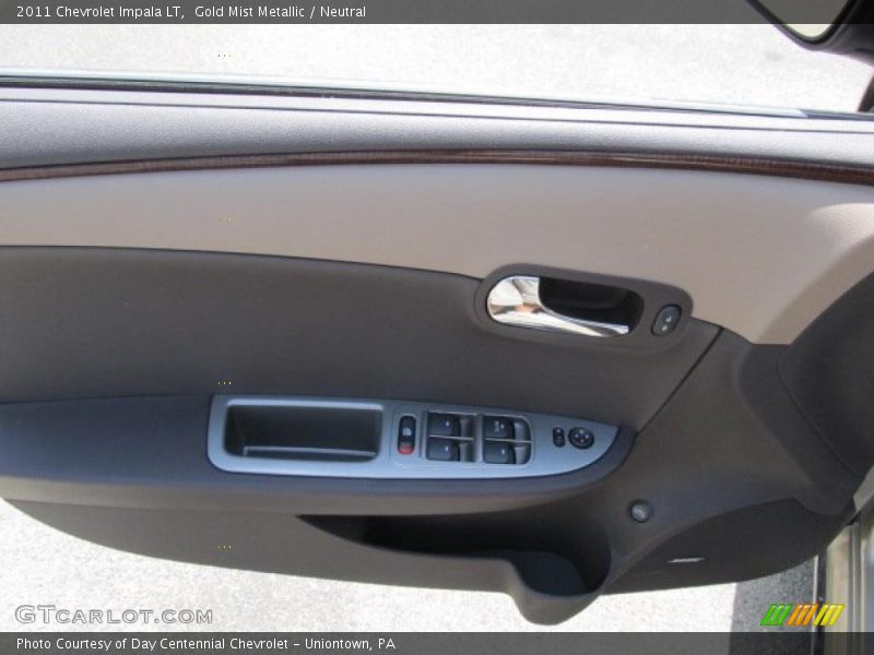 Gold Mist Metallic / Neutral 2011 Chevrolet Impala LT