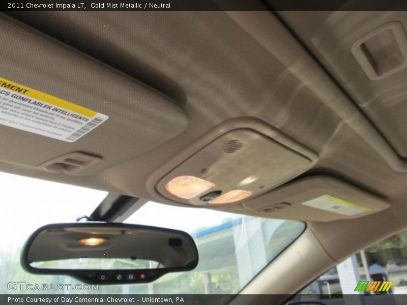 Gold Mist Metallic / Neutral 2011 Chevrolet Impala LT