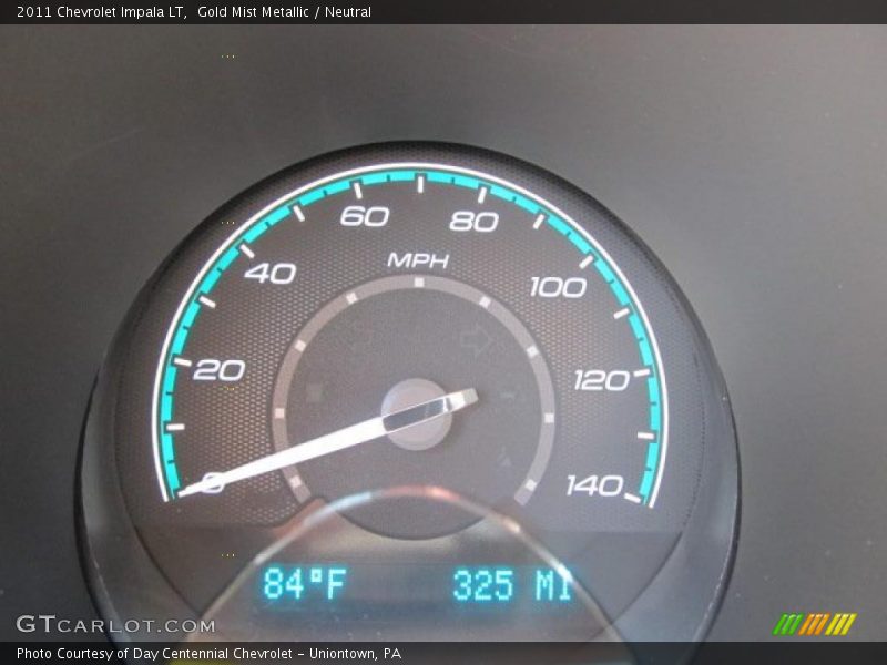 Gold Mist Metallic / Neutral 2011 Chevrolet Impala LT