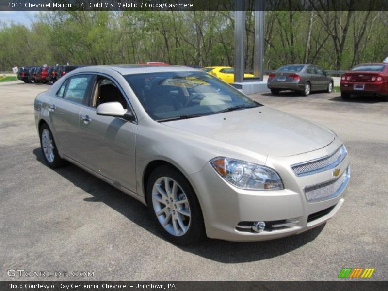 Gold Mist Metallic / Cocoa/Cashmere 2011 Chevrolet Malibu LTZ