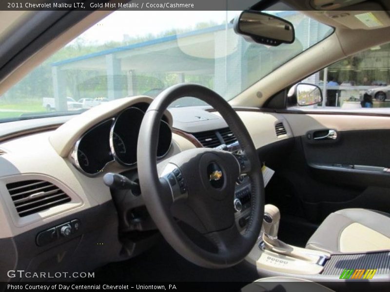 Gold Mist Metallic / Cocoa/Cashmere 2011 Chevrolet Malibu LTZ