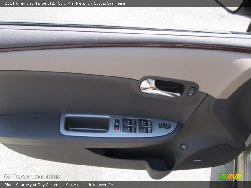 Gold Mist Metallic / Cocoa/Cashmere 2011 Chevrolet Malibu LTZ