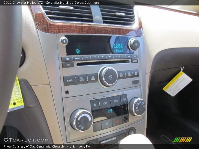 Gold Mist Metallic / Cocoa/Cashmere 2011 Chevrolet Malibu LTZ