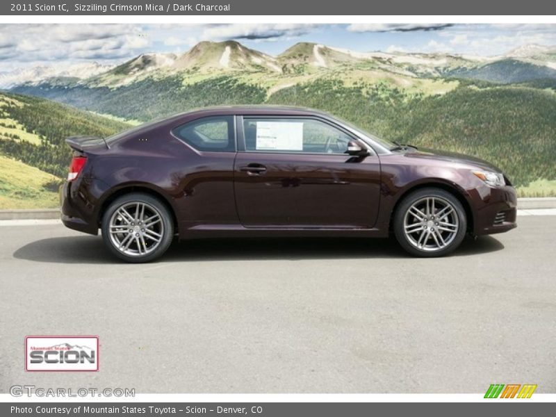 Sizziling Crimson Mica / Dark Charcoal 2011 Scion tC