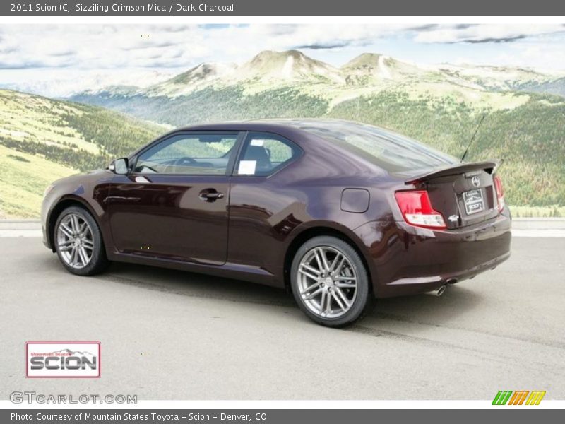 Sizziling Crimson Mica / Dark Charcoal 2011 Scion tC