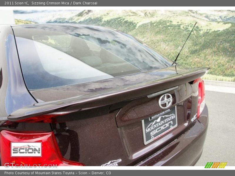 Sizziling Crimson Mica / Dark Charcoal 2011 Scion tC