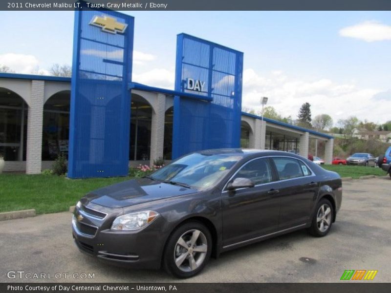 Taupe Gray Metallic / Ebony 2011 Chevrolet Malibu LT