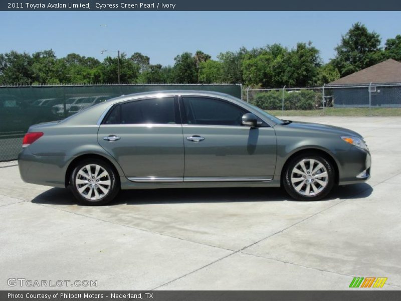 Cypress Green Pearl / Ivory 2011 Toyota Avalon Limited