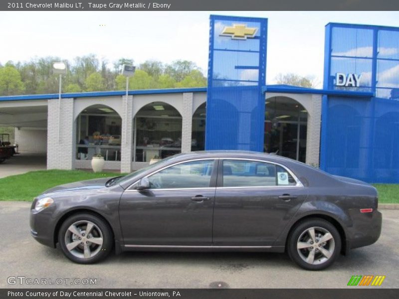 Taupe Gray Metallic / Ebony 2011 Chevrolet Malibu LT
